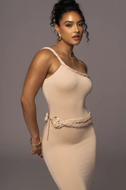 Tan One Of One Maxi Dress*JLUXLABEL New