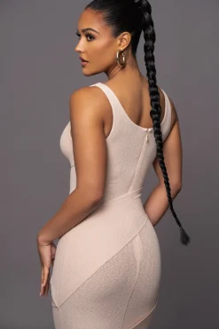 Tan Shift Of Feelings Midi Dress*JLUXLABEL Outlet