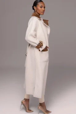 Tan Suede And Sherpa Reversible Coat*JLUXLABEL New