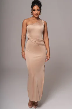 Tan Surrey Maxi Dress*JLUXLABEL New