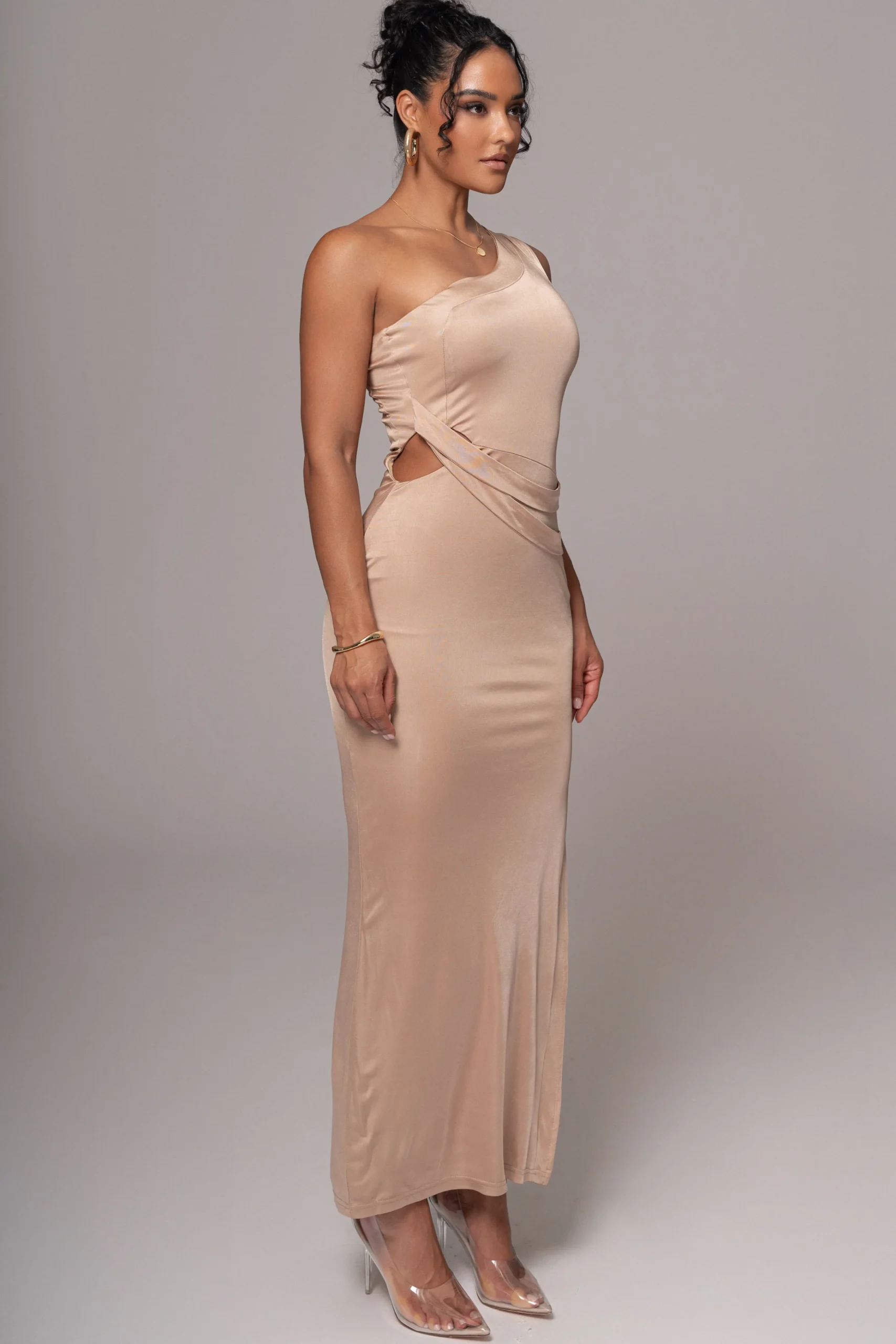 Tan Surrey Maxi Dress*JLUXLABEL New