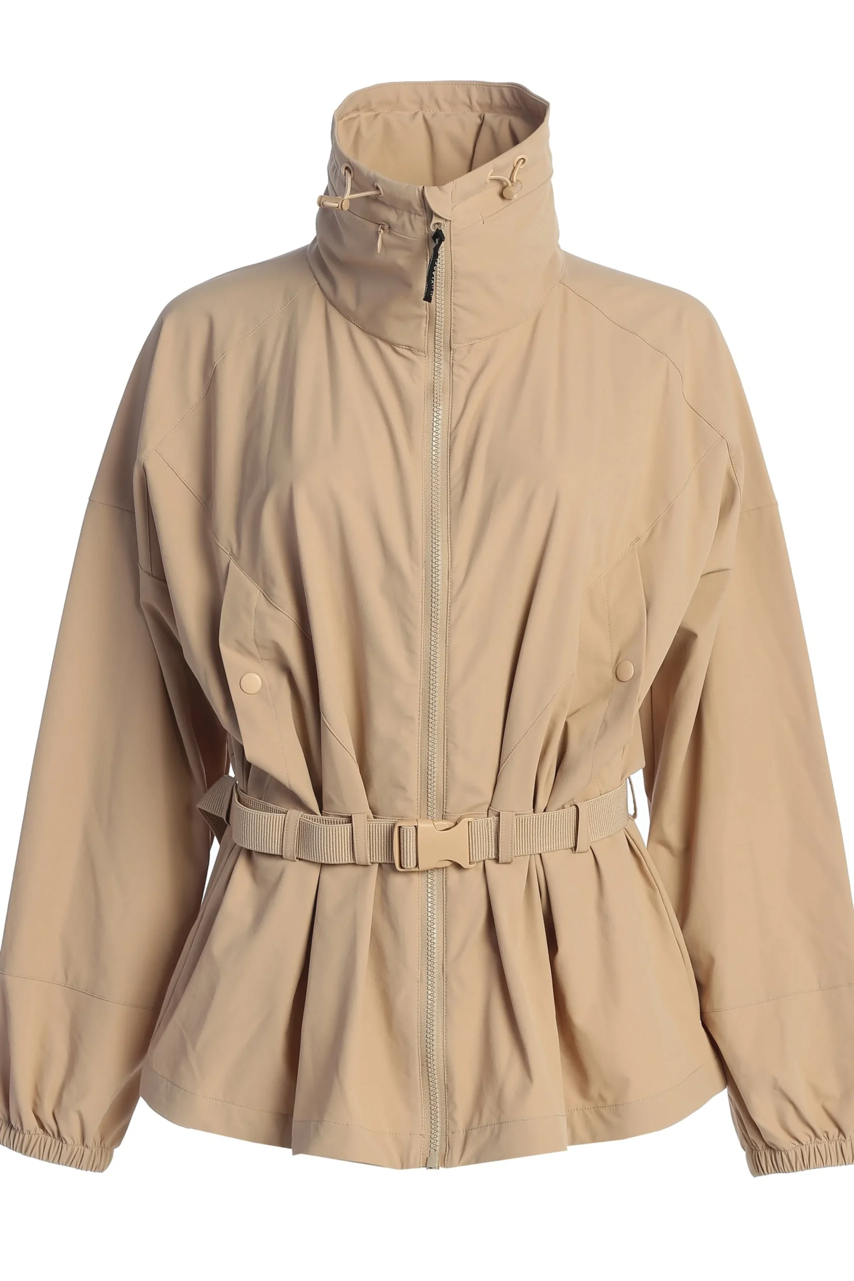 Tan Willow Belted Jacket*JLUXLABEL Fashion