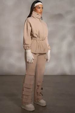 Tan Willow Belted Jacket*JLUXLABEL Fashion