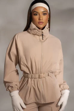 Tan Willow Belted Jacket*JLUXLABEL Fashion