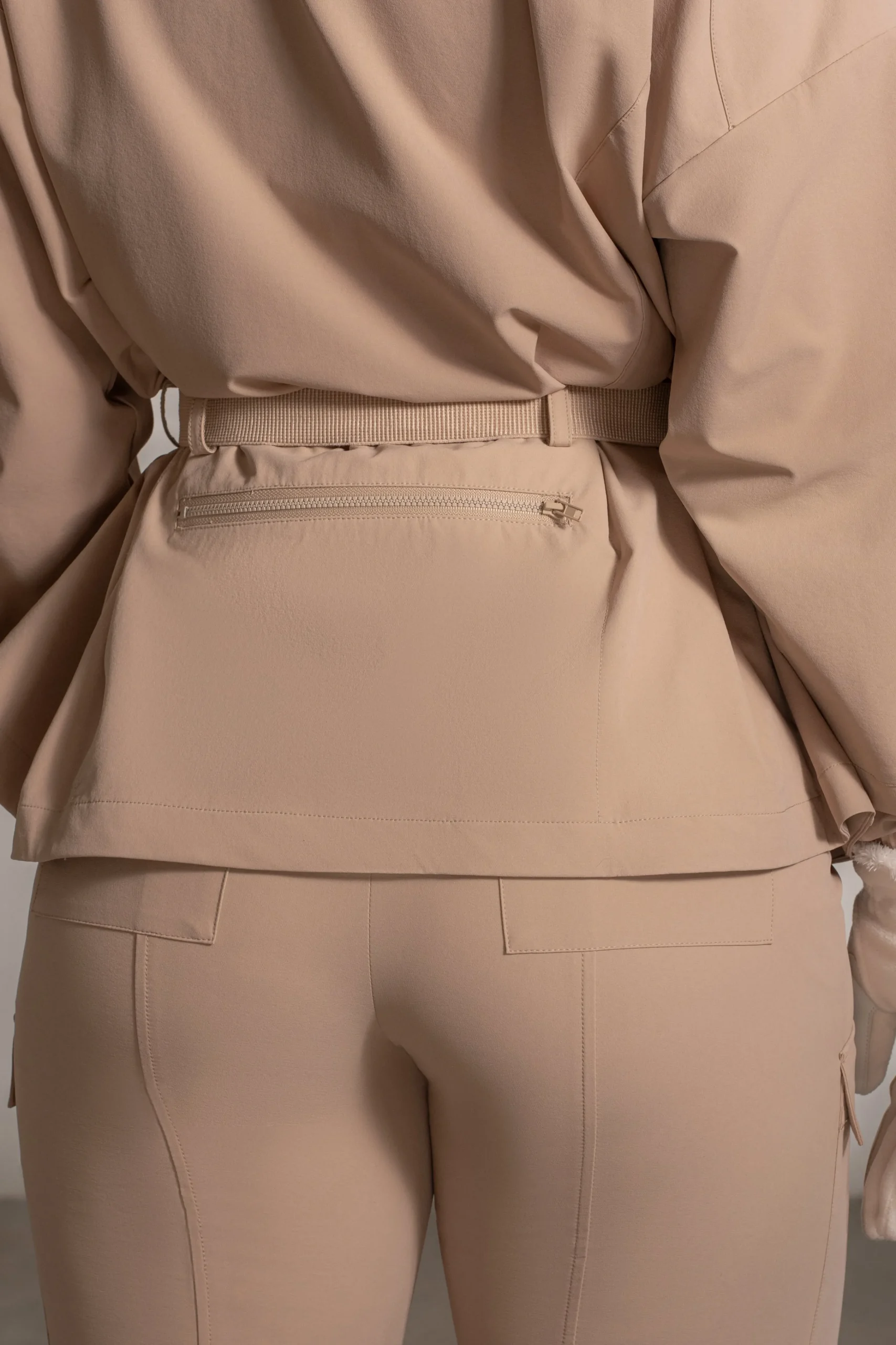Tan Willow Belted Jacket*JLUXLABEL Fashion