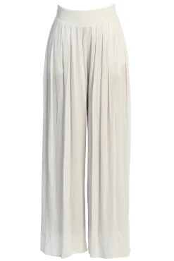 White After Sunset Pleated Pants*JLUXLABEL Fashion