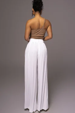 White After Sunset Pleated Pants*JLUXLABEL Fashion