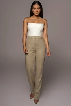 White Fenix Reversible Linen Corset*JLUXLABEL New