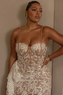 White Marilyn Lace Mini Dress*JLUXLABEL Hot