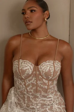 White Marilyn Lace Mini Dress*JLUXLABEL Hot