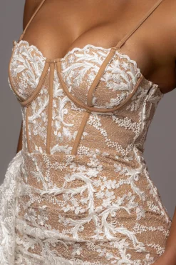 White Marilyn Lace Mini Dress*JLUXLABEL Hot