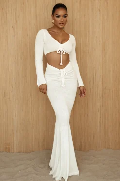 White Resort Two-Piece Skirt Set*JLUXLABEL New