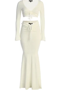 White Resort Two-Piece Skirt Set*JLUXLABEL New