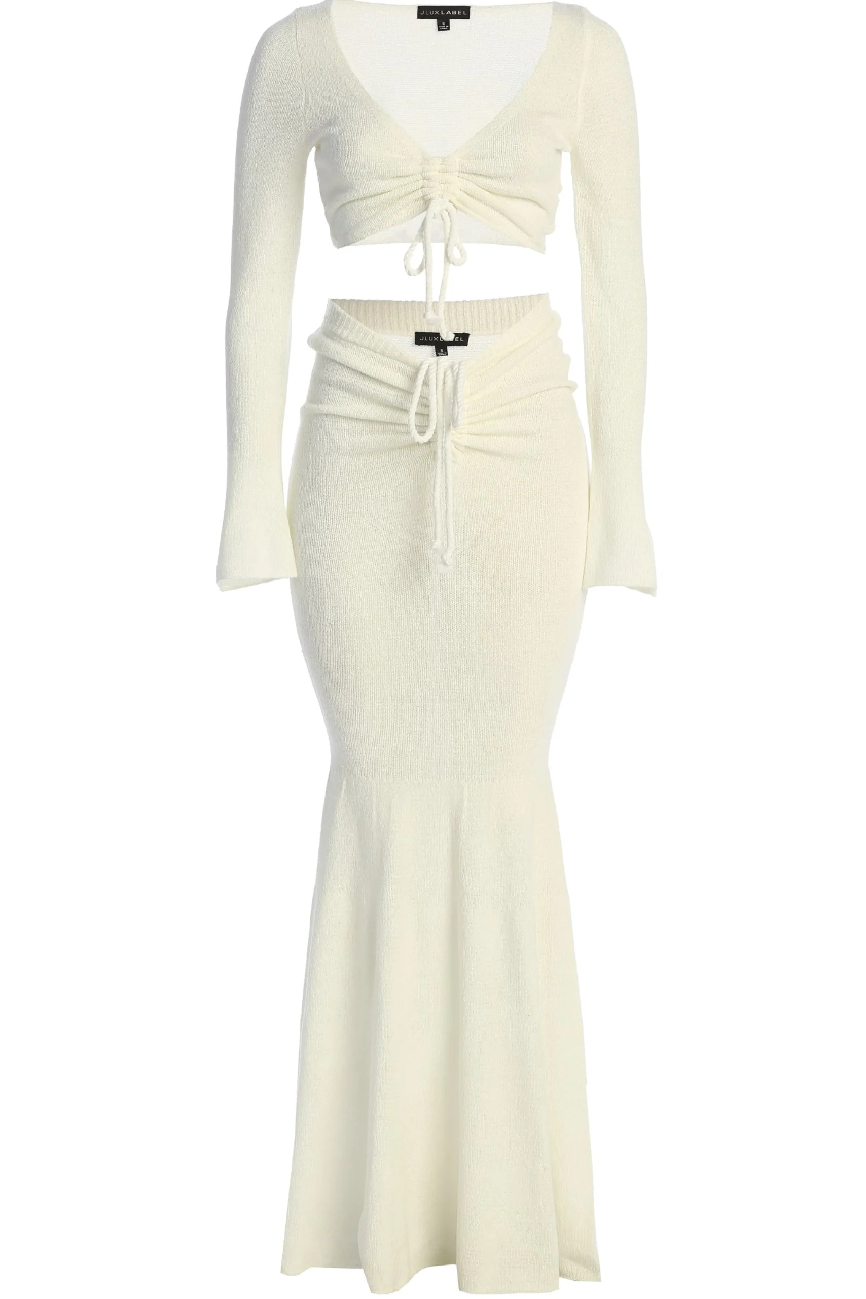 White Resort Two-Piece Skirt Set*JLUXLABEL New