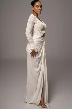 White Rocio Bell Sleeve Top*JLUXLABEL Online