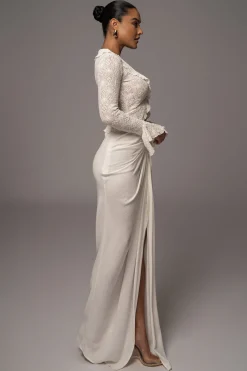 White Rocio Bell Sleeve Top*JLUXLABEL Online