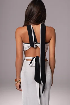 White/Black Venus Reversible Skirt Set*JLUXLABEL Sale