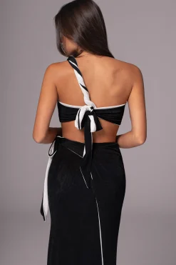 White/Black Venus Reversible Skirt Set*JLUXLABEL Sale