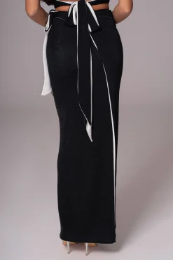 White/Black Venus Reversible Skirt Set*JLUXLABEL Sale