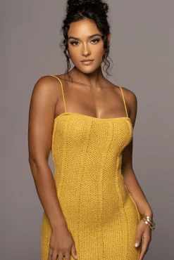 Yellow Cabana Views Crochet Dress*JLUXLABEL Sale