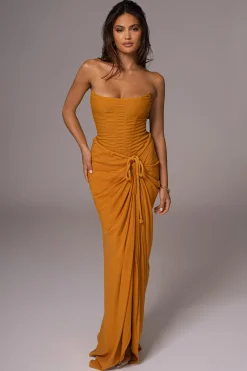 Yellow Fenix Reversible Linen Corset*JLUXLABEL Discount