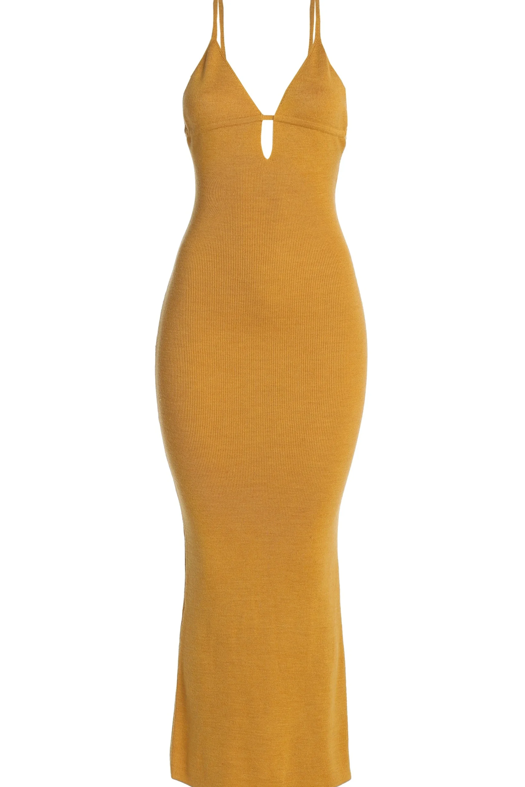 Yellow Sun Rays Knit Maxi Dress*JLUXLABEL New